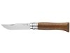Nóż Opinel Walnut 09 9 cm orzech Sandvik Virobloc